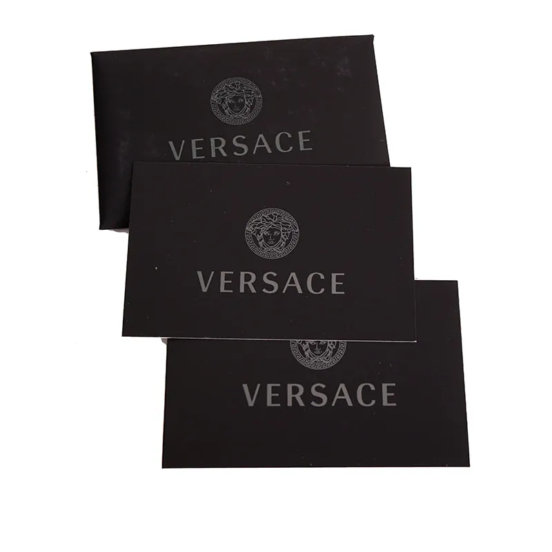 45 US 12 NEW $695 VERSACE Mens Slate Blue MEDUSA Leather Slip On DRIVING LOAFERS