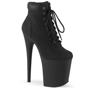 8 Inch Heel FLAMINGO-800TL-02 Black Nubuck