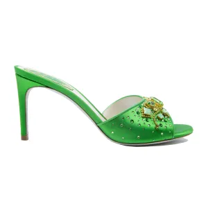 Alexane 80 Peridot Strass Mule