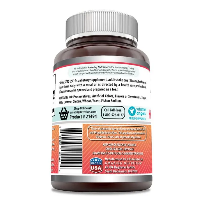 Amazing Formulas Hawthorn Berries | 565 mg | 120 Capsules