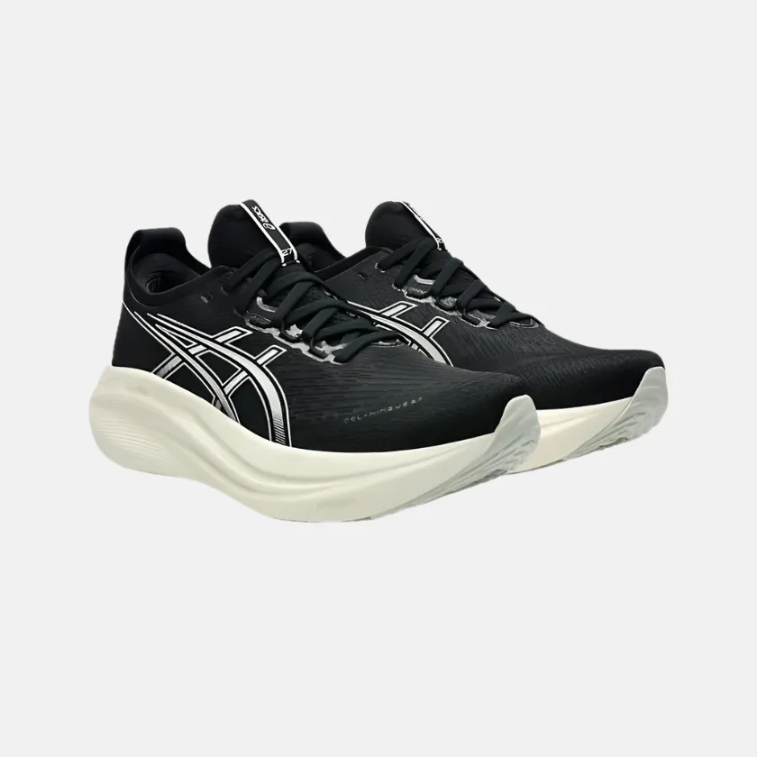 Asics Gel-Nimbus 27 Men's Running Shoes -Black/Lake Grey