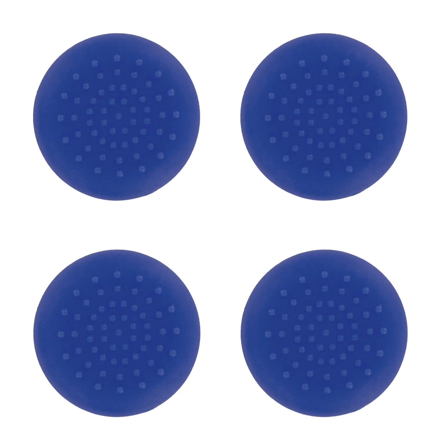 Assecure TPU protective analogue thumb grip stick caps for Sony PS4 controllers [Playstation 4] - 4 pk - blue