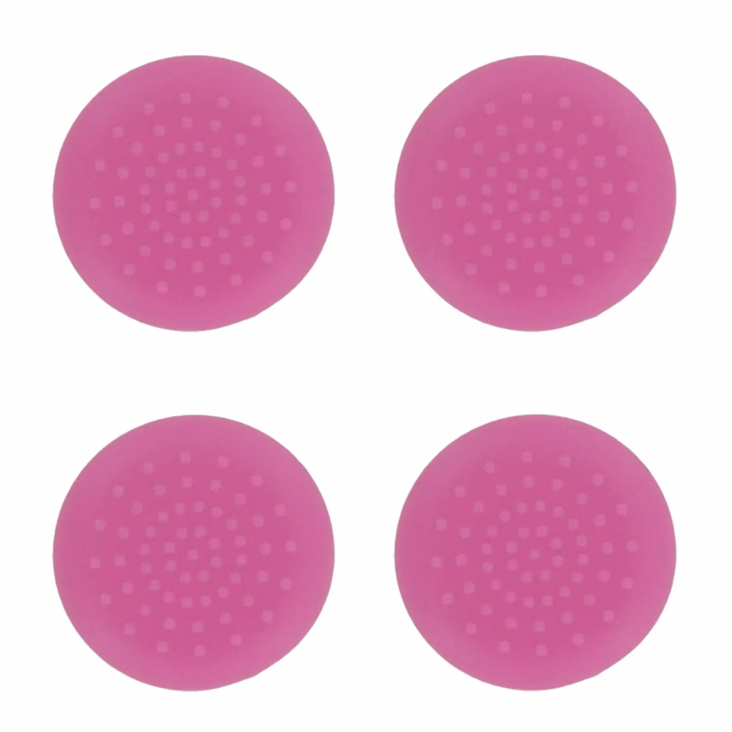 Assecure TPU protective analogue thumb grip stick caps for Sony PS4 controllers [Playstation 4] - 4 pk - pink