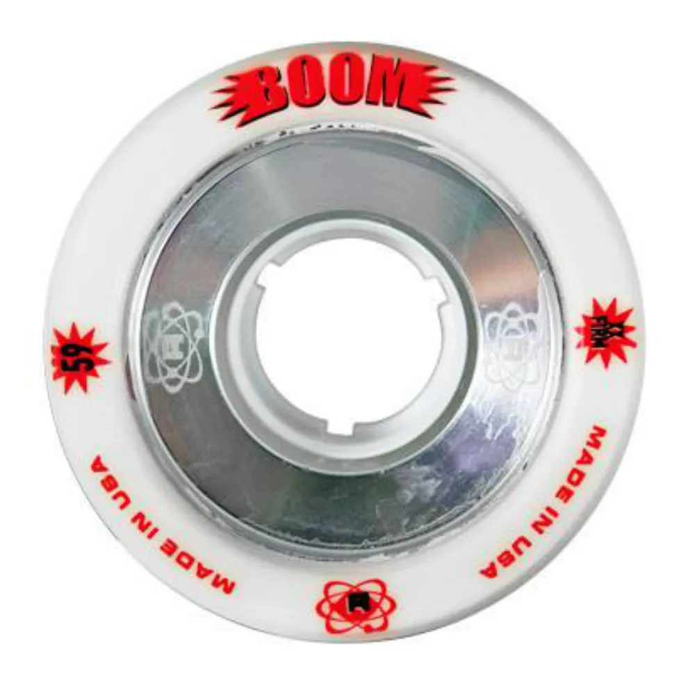Atom Boom HP 59mm/38mm Alloy Roller Skate Wheels - 4pack