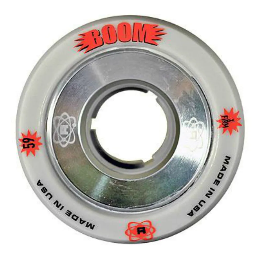 Atom Boom HP 59mm/38mm Alloy Roller Skate Wheels - 4pack