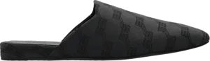 Balenciaga Cozy BB Mule All Over Logo Sneakers - Gray Black