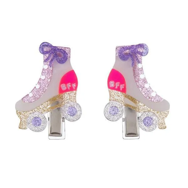 BFF Roller Skates Hair Clips