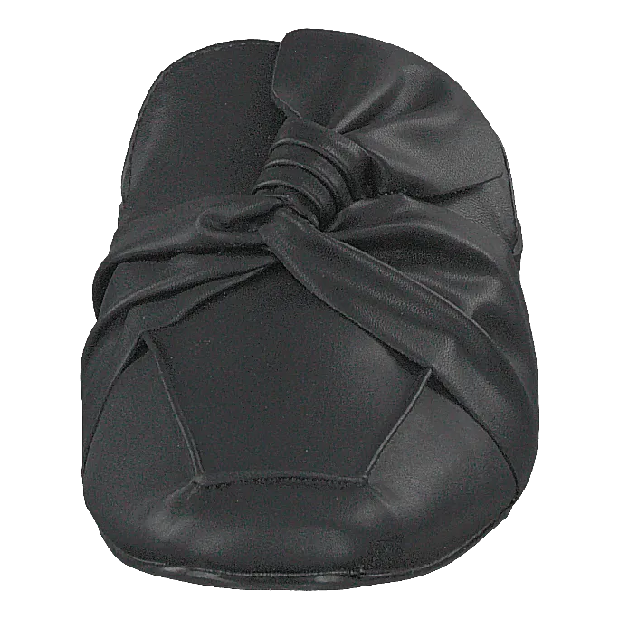 Birke Assymetric Bow Mule 100 - Black
