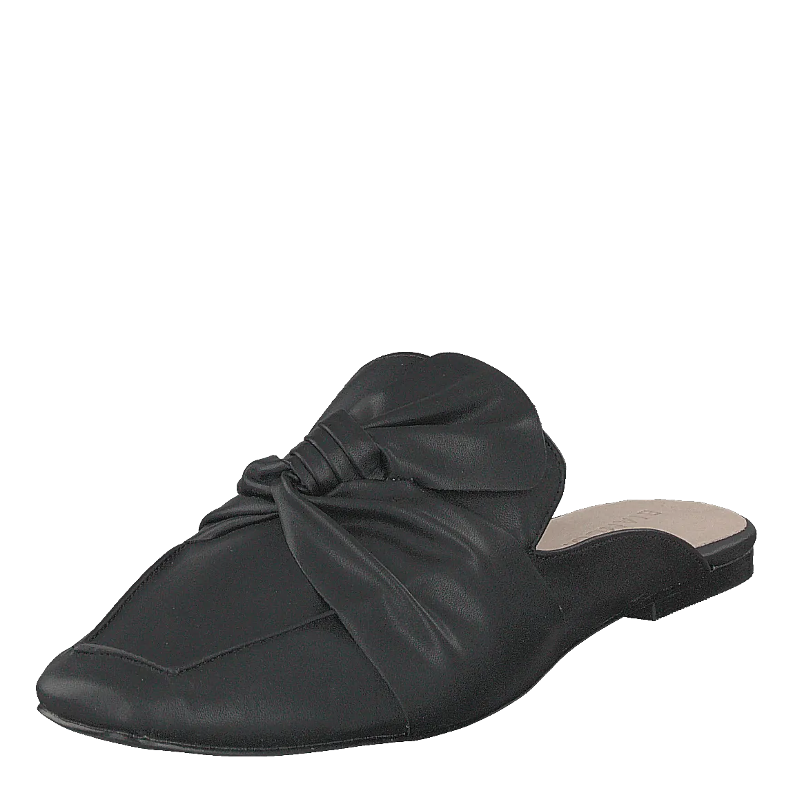 Birke Assymetric Bow Mule 100 - Black