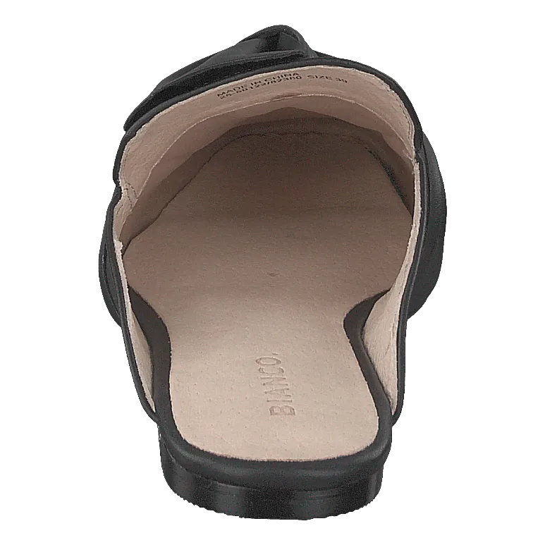 Birke Assymetric Bow Mule 100 - Black
