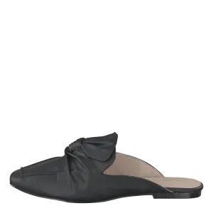 Birke Assymetric Bow Mule 100 - Black