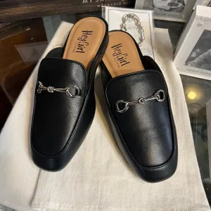 Black Charmer Low Mule