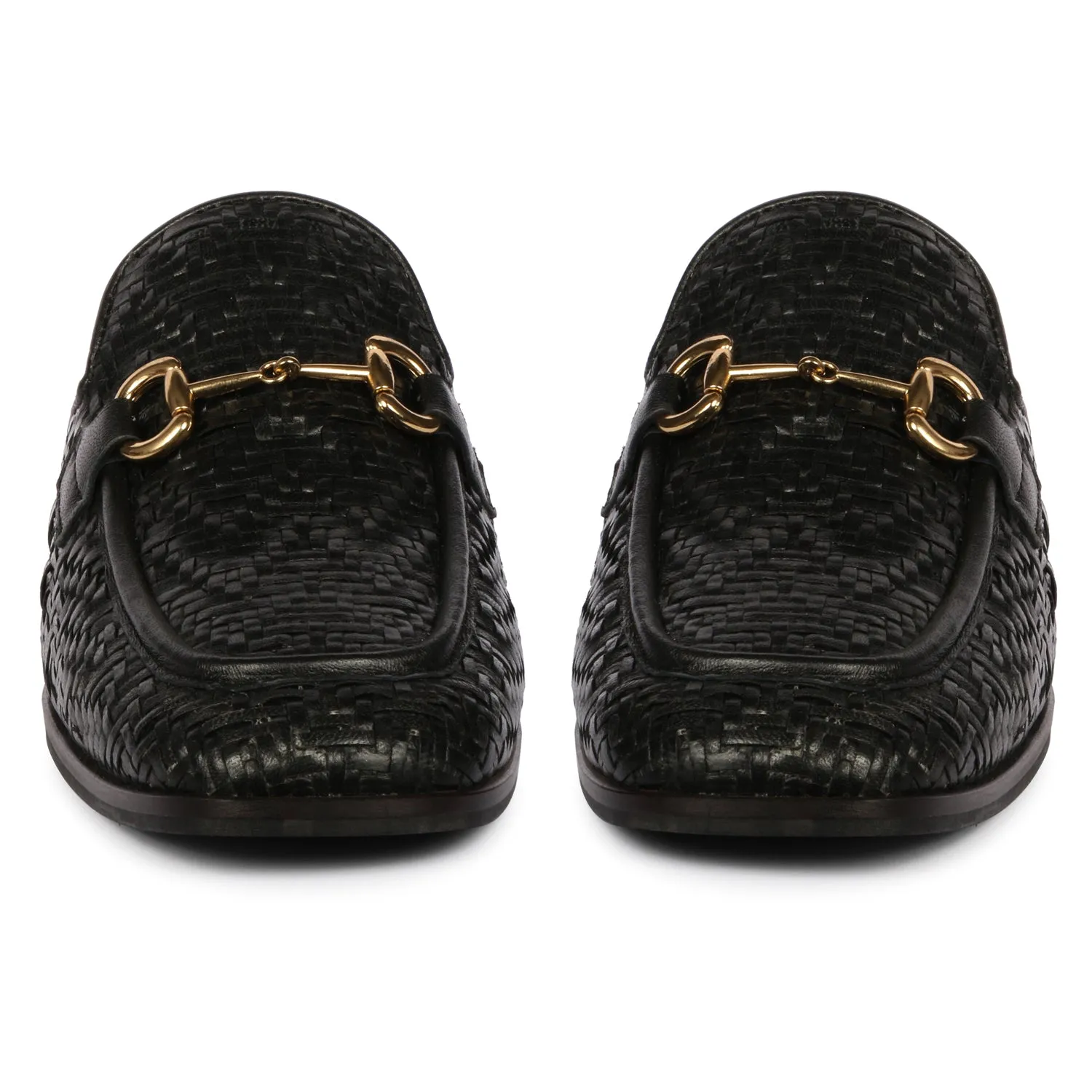 Black Izaan - Heeled Mule
