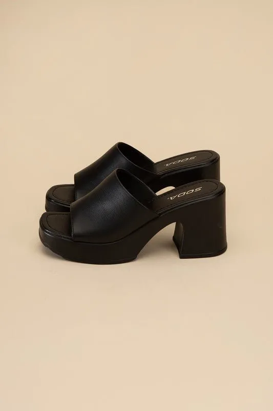 Block Heel Mule