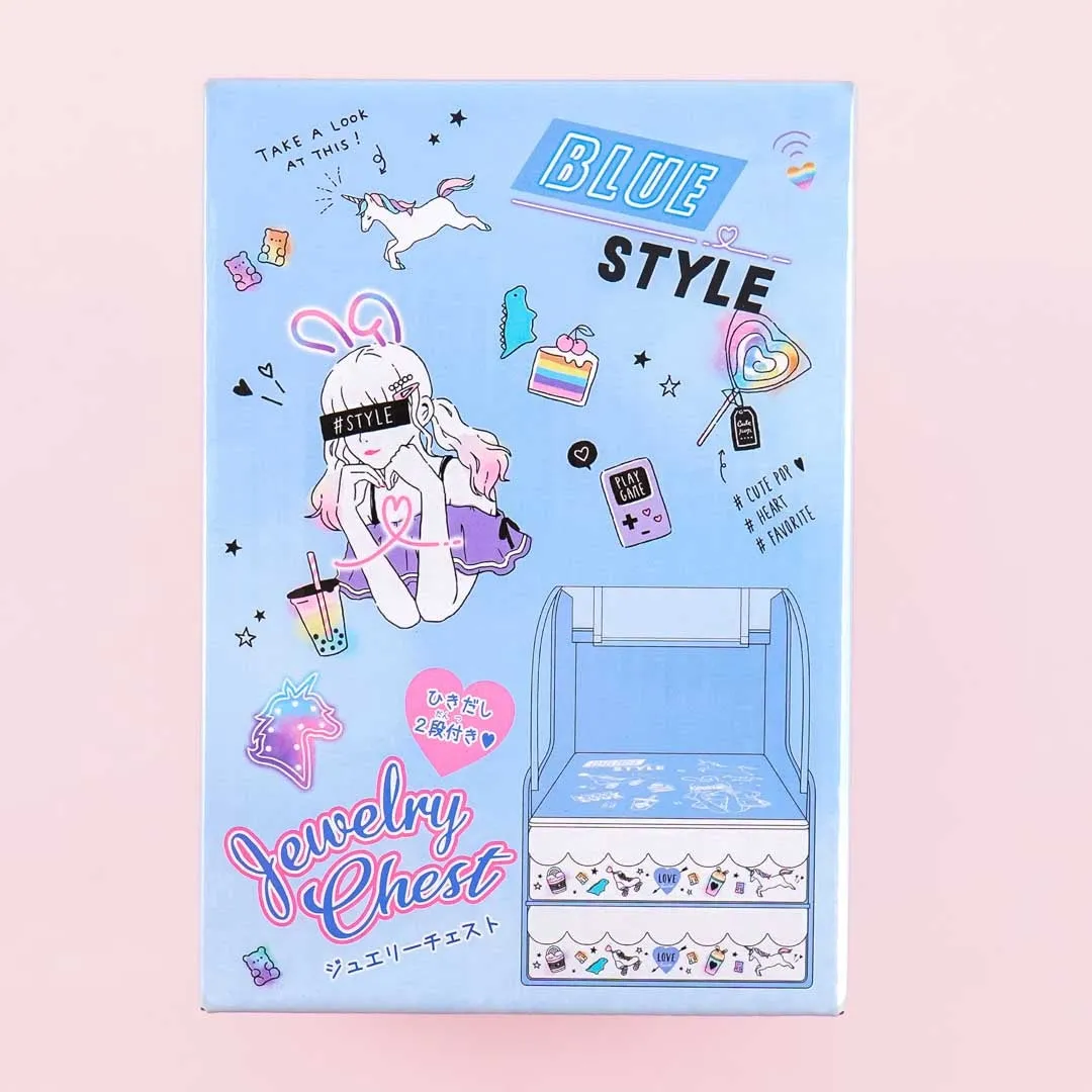 Blue Style Jewelry Chest