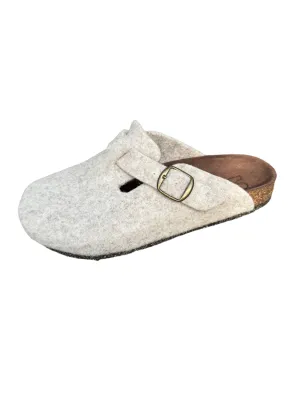 Bosabo Closed Toe Slides - Beige