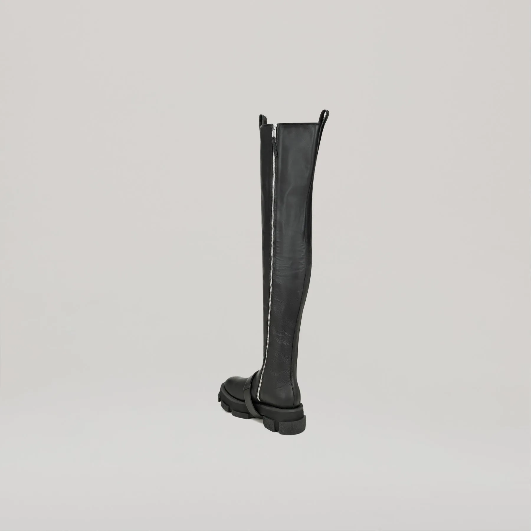 both x DION LEE-GAO PLATFORM THIGH HIGH BOOTS-BLACK