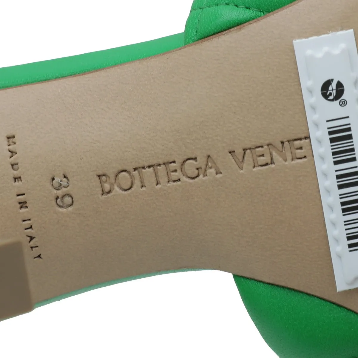 Bottega Veneta Parakeet Padded Mule 39