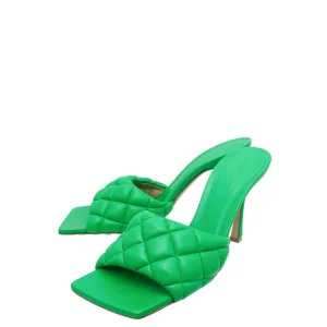Bottega Veneta Parakeet Padded Mule 39