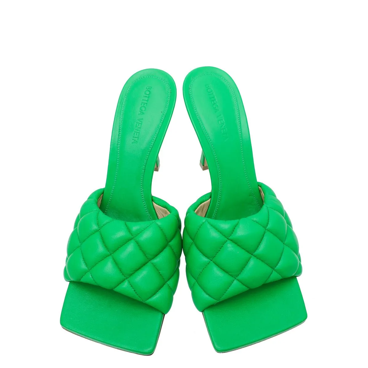 Bottega Veneta Parakeet Padded Mule 39