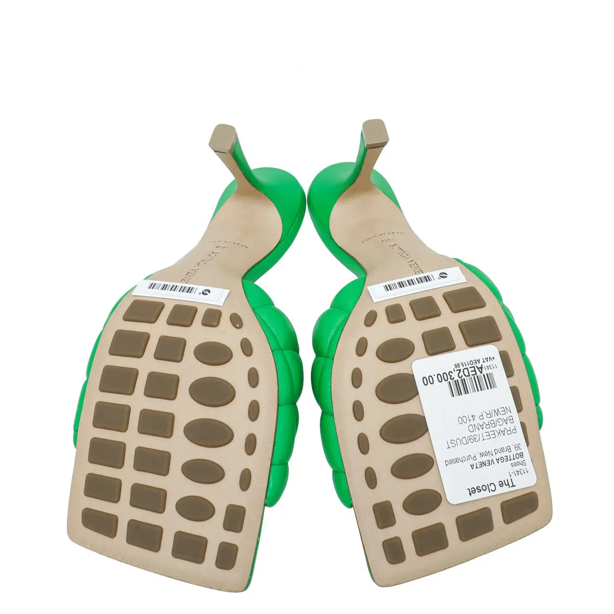 Bottega Veneta Parakeet Padded Mule 39
