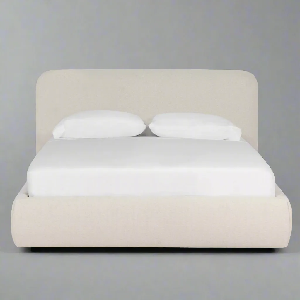 Broadview Mellow Ivory Platform Bed