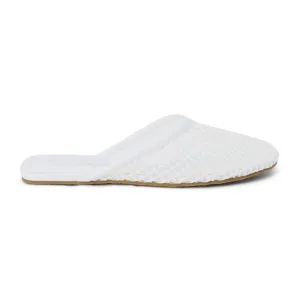 Brooklyn Flat Mule -  White