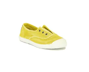 CIENTA TOILE  élastique 70777 Jaune Sunny 194 Toiles Espadrilles