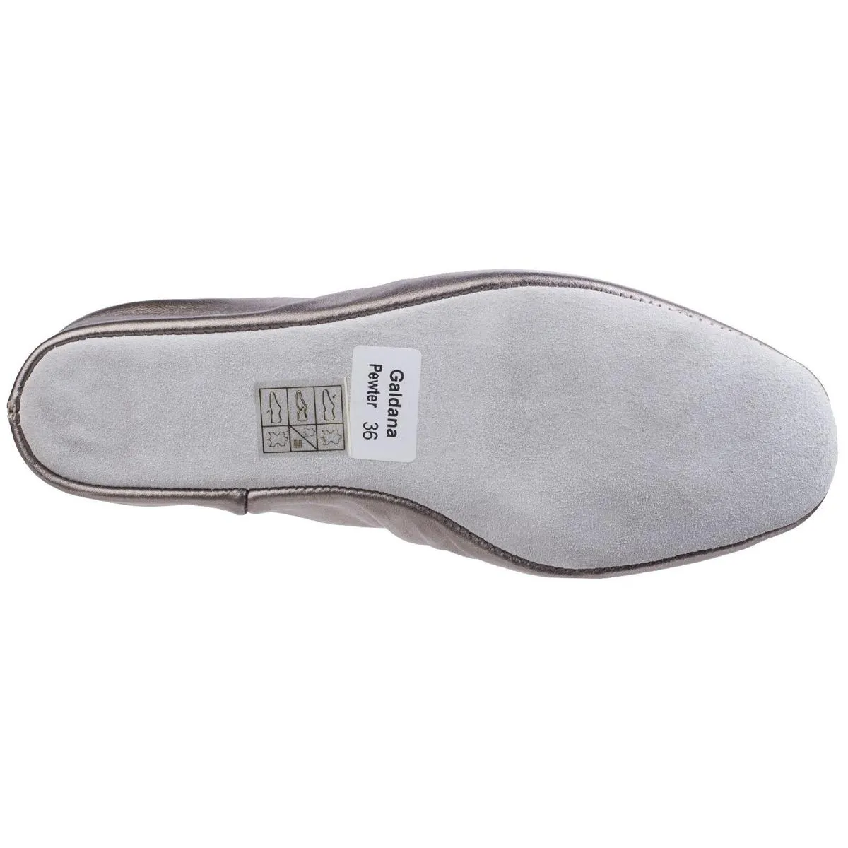 Cincasa Galdana Ladies Slipper Pewter