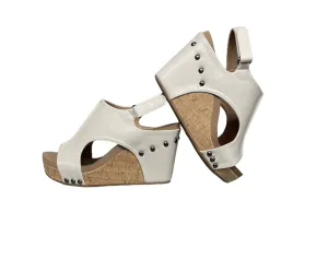 Corkys Tiffanee Platform Sandal Ivory