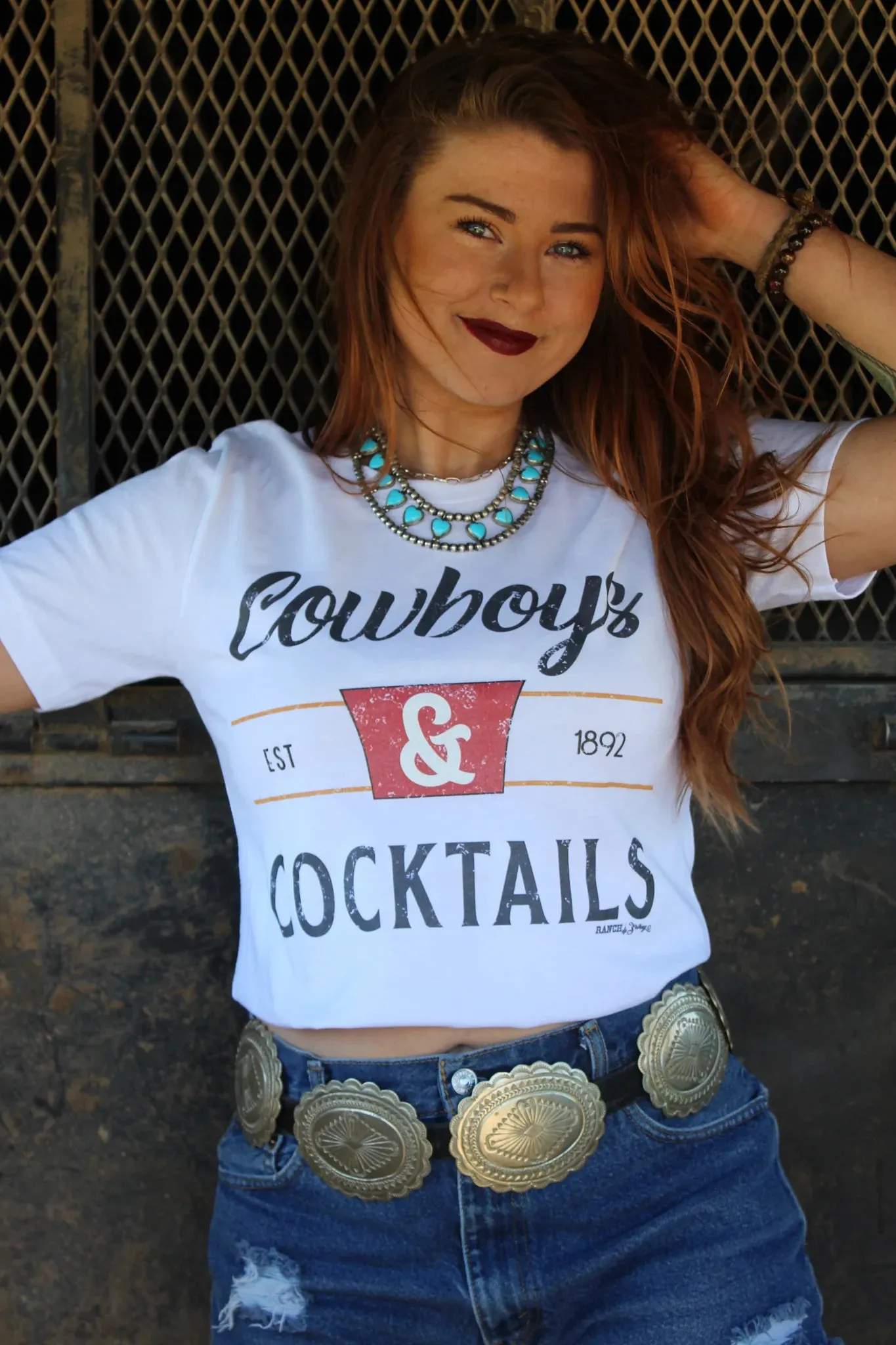 Cowboys and Cocktails Tee