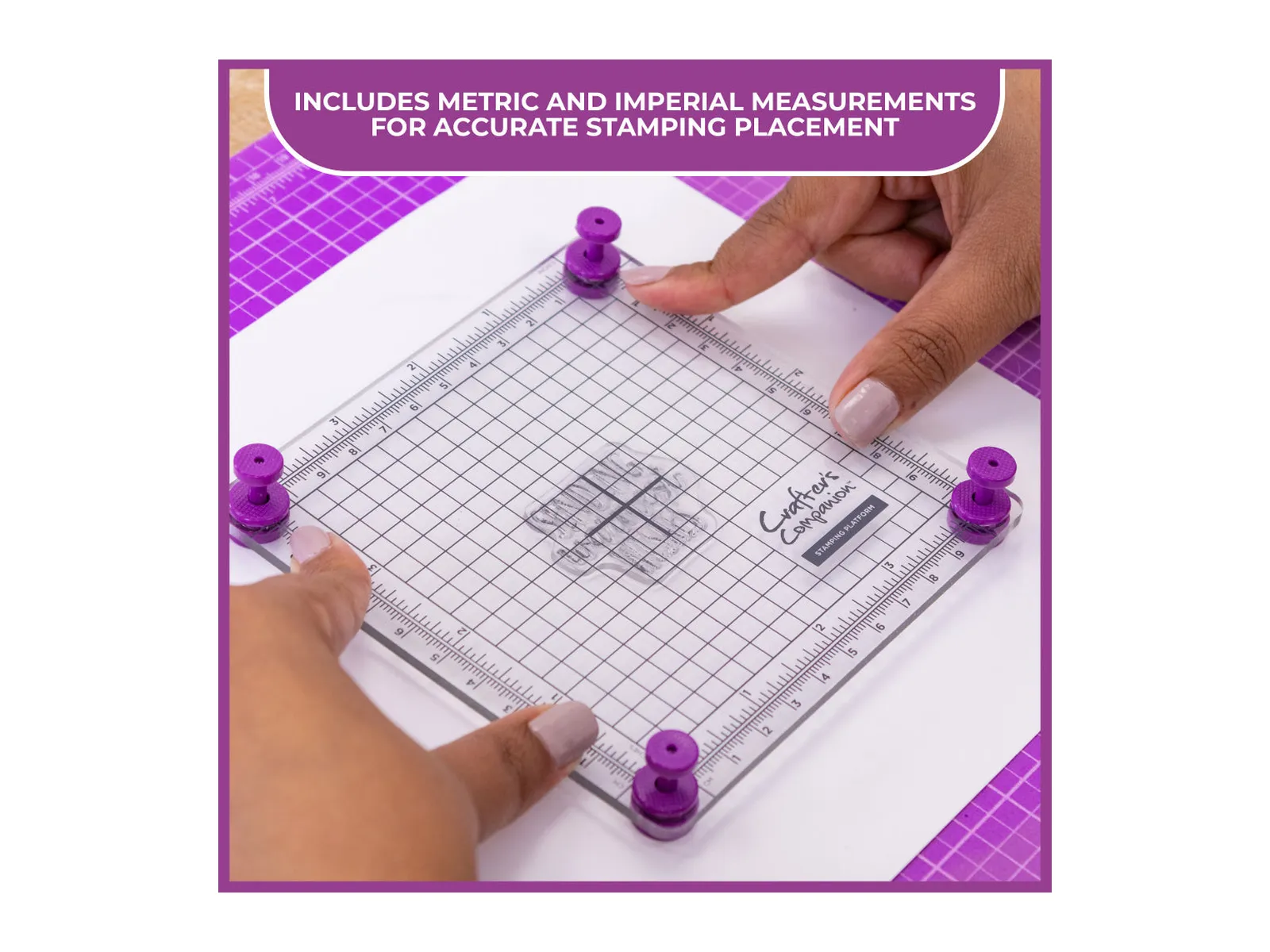 Crafter's Companion Stamping Platform 4"x4"