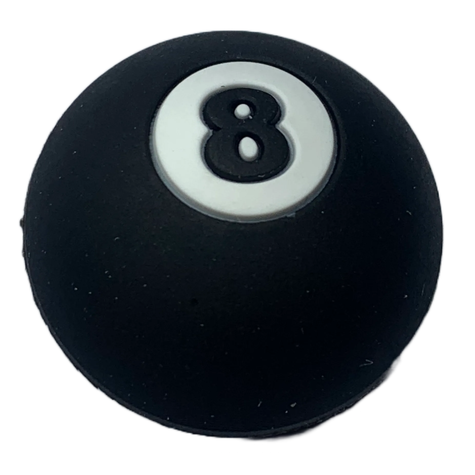Crocs Jibbitz Black Billiard Ball Charm