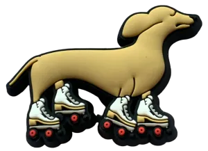 Crocs Jibbitz Greyhound on Roller Skates Charm