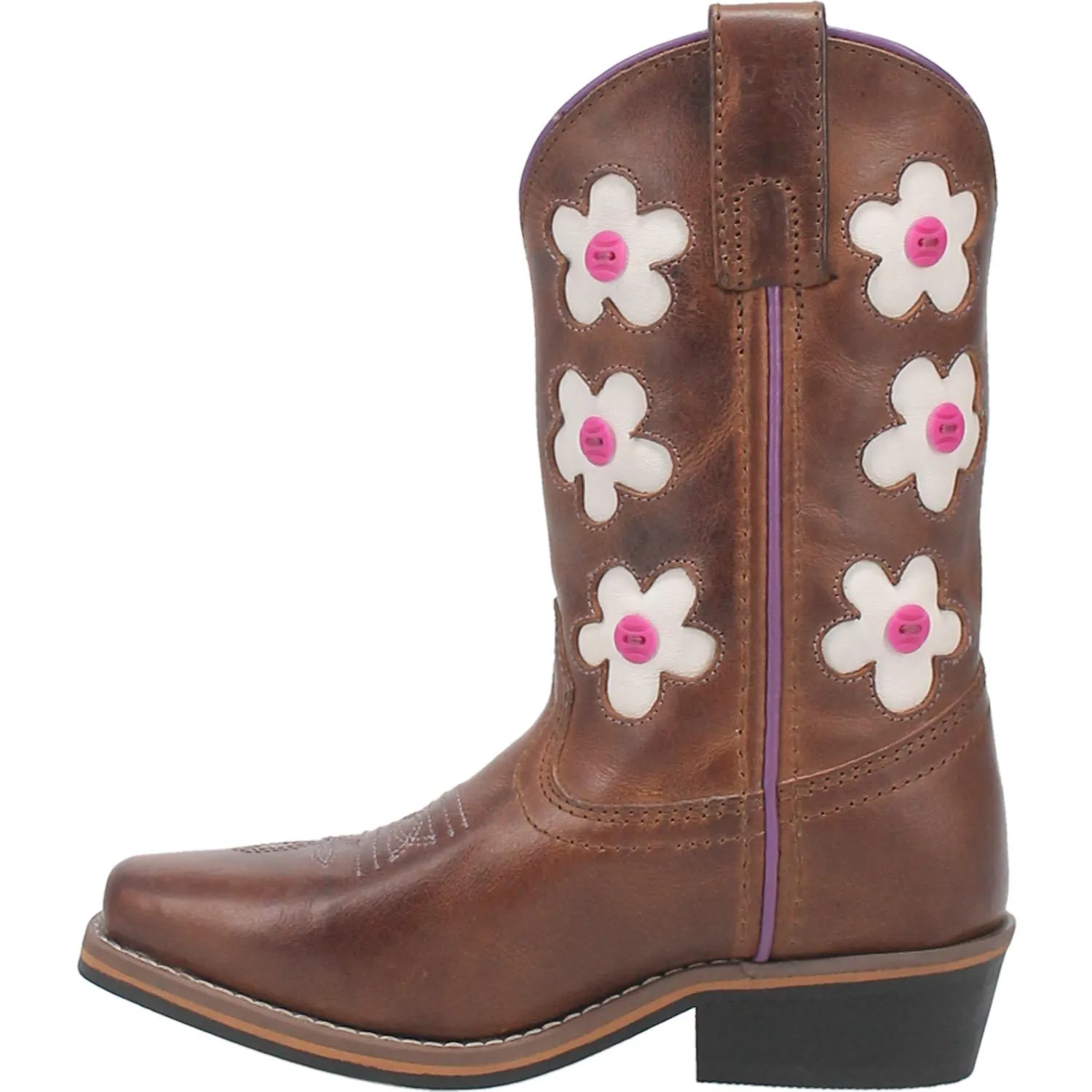 Dan Post Brown Giselle Western Boots for Children