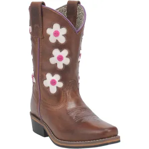 Dan Post Brown Giselle Western Boots for Children