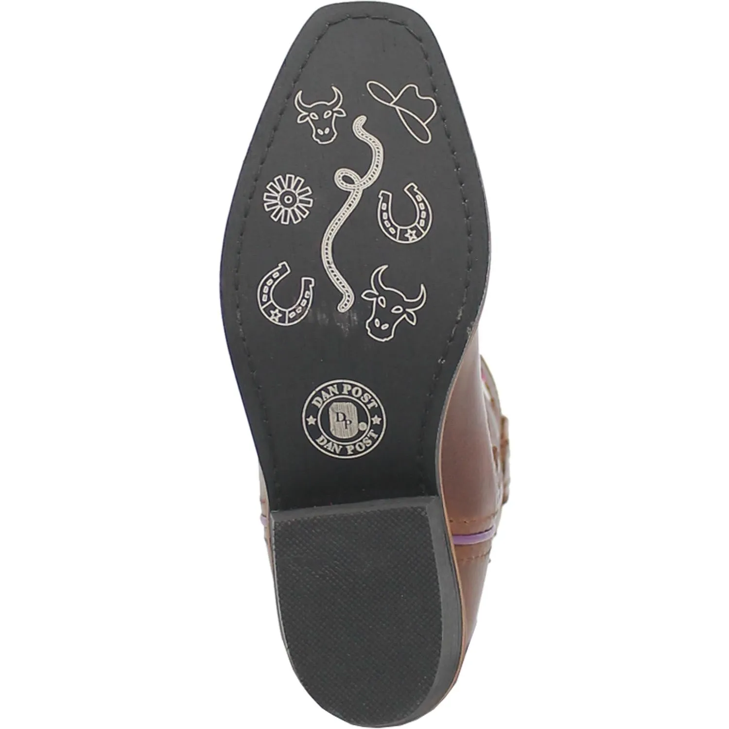 Dan Post Brown Giselle Western Boots for Children
