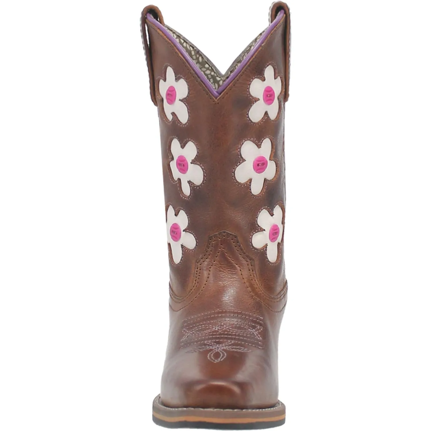 Dan Post Brown Giselle Western Boots for Children
