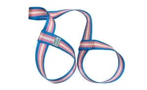 Derby Laces Skate Gear Leash 54 inch (137 cm) Trans Stripe