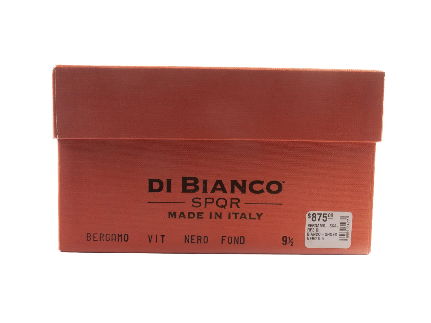 Di Bianco Chocolate Brown Bergamo Cap Toe Shoes