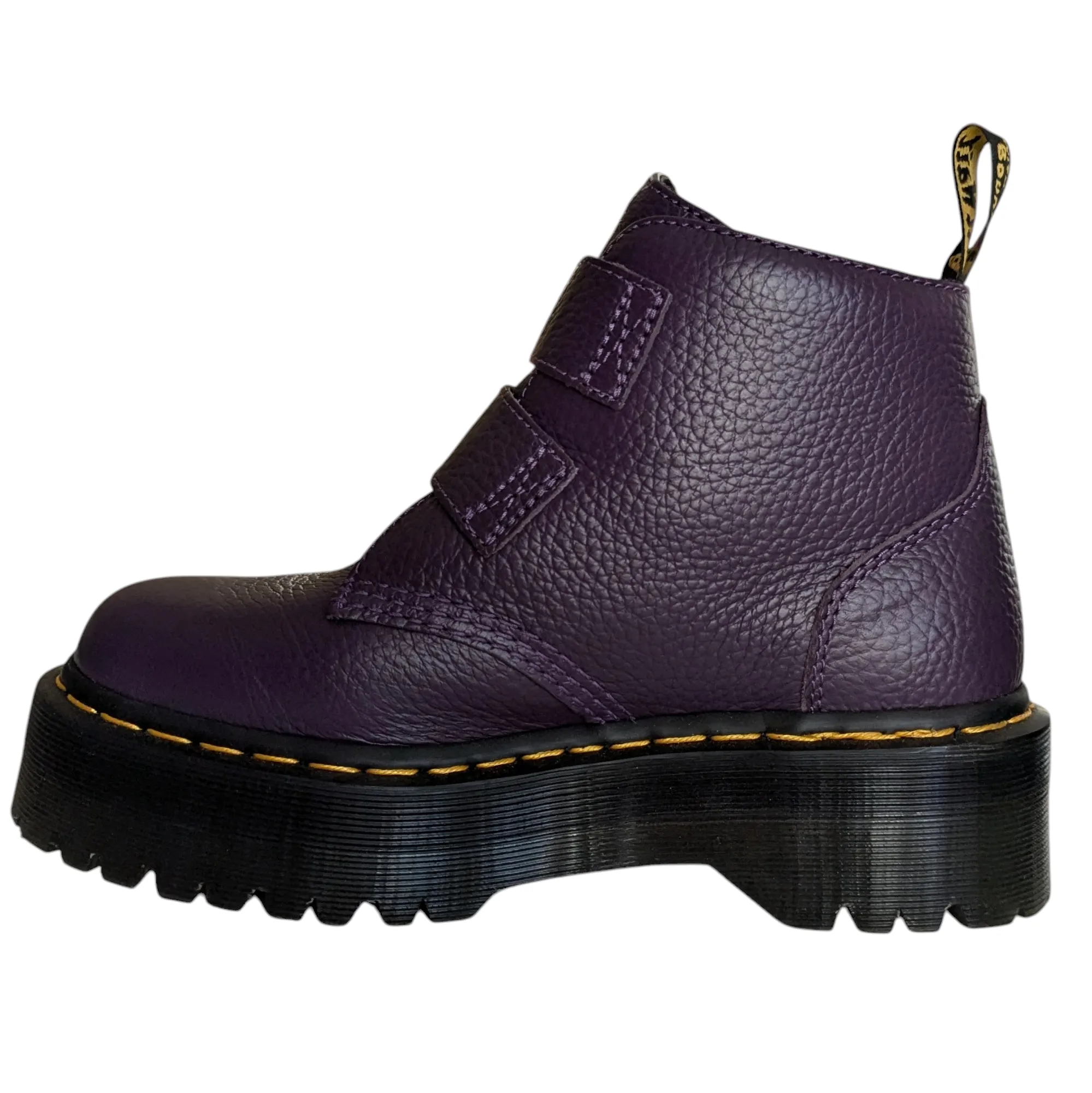 Dr Martens Devon Heart Boots Purple Size 7