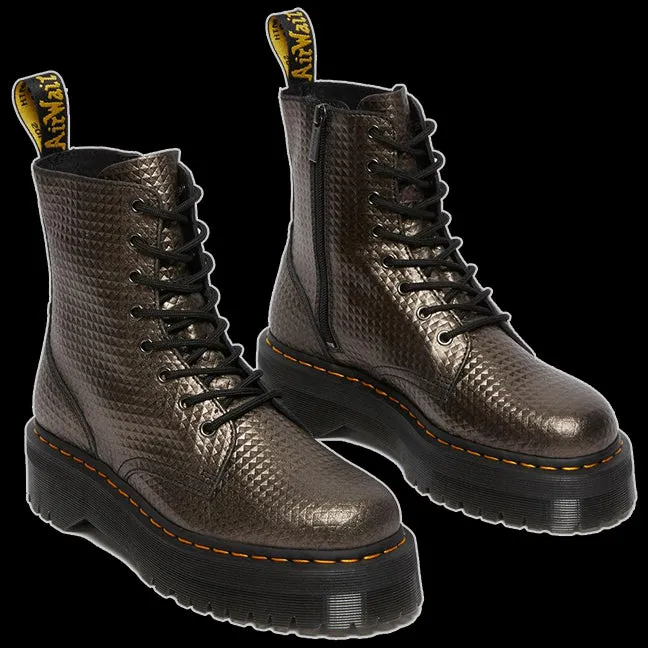 Dr Martens - GUNMETAL JADON LEATHER BOOT
