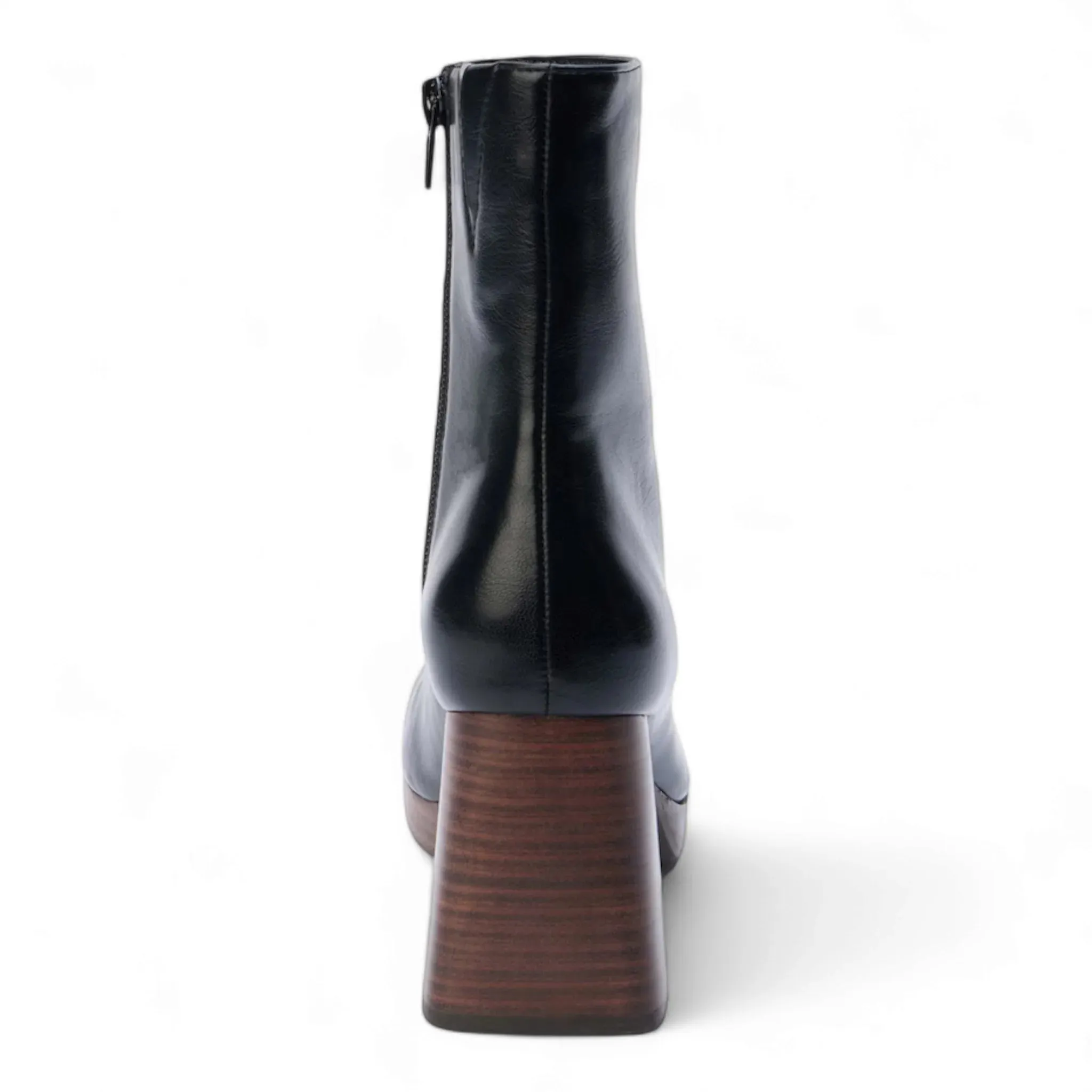 Duke Squared Toe Platform Ankle Boot