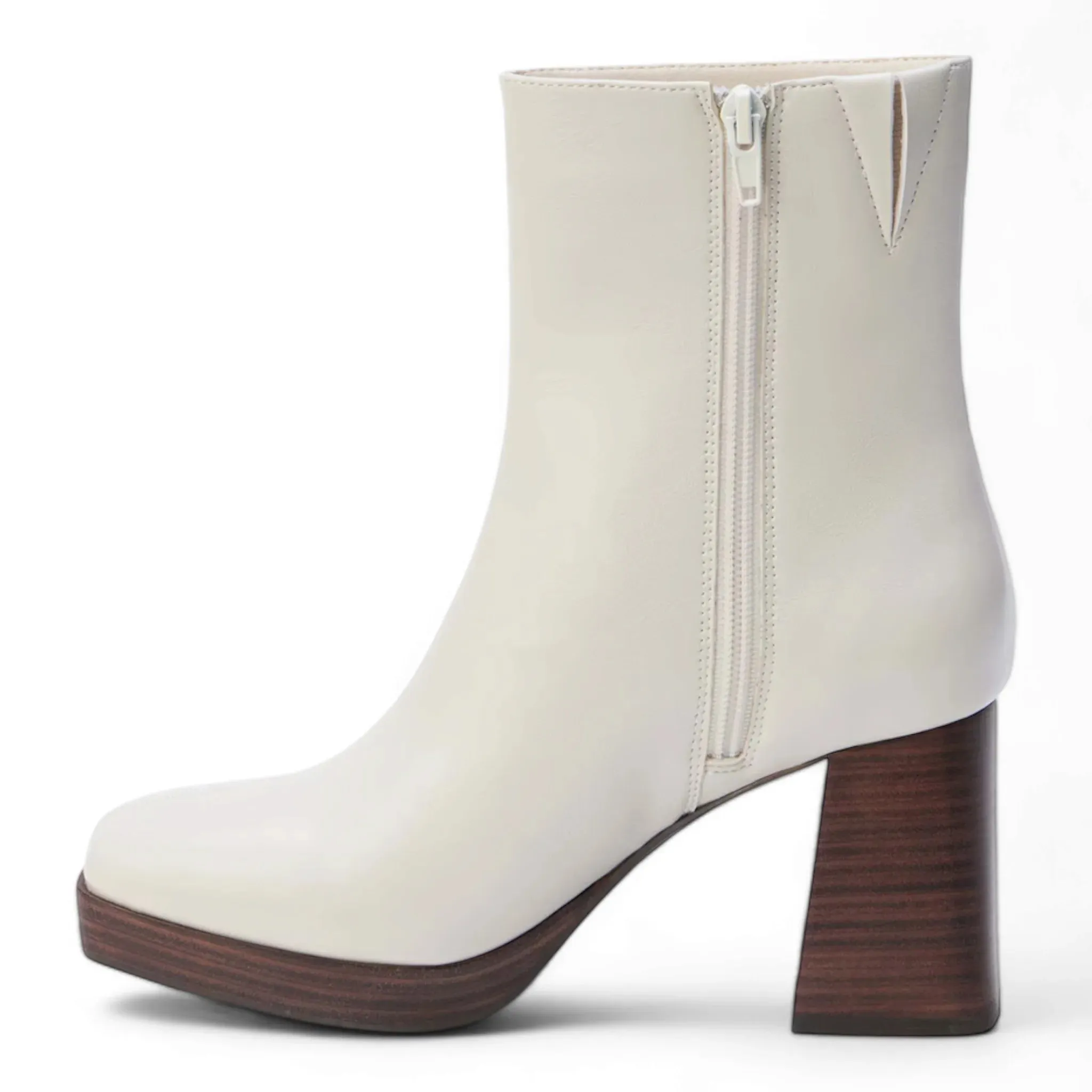 Duke Squared Toe Platform Ankle Boot
