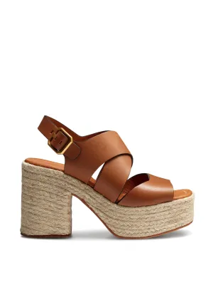 Espadrille platform sandal