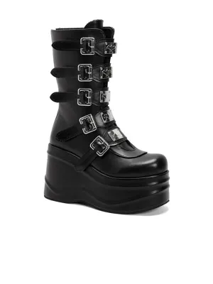 Fashion Buckles Platform&Boots