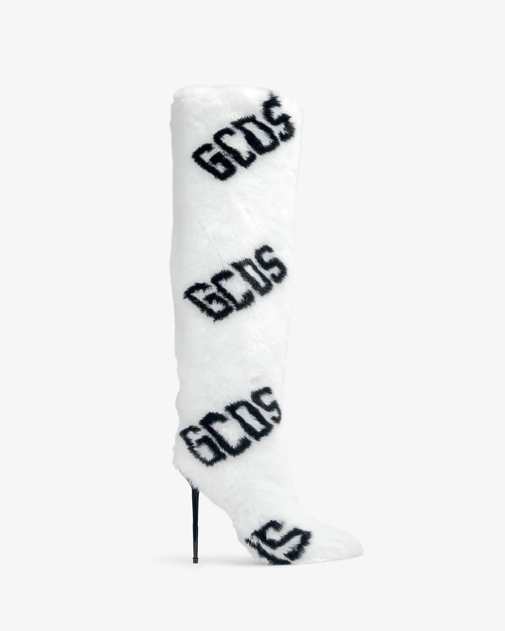 Faux Fur Logo Boots