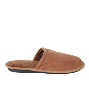 Faux suede slippers