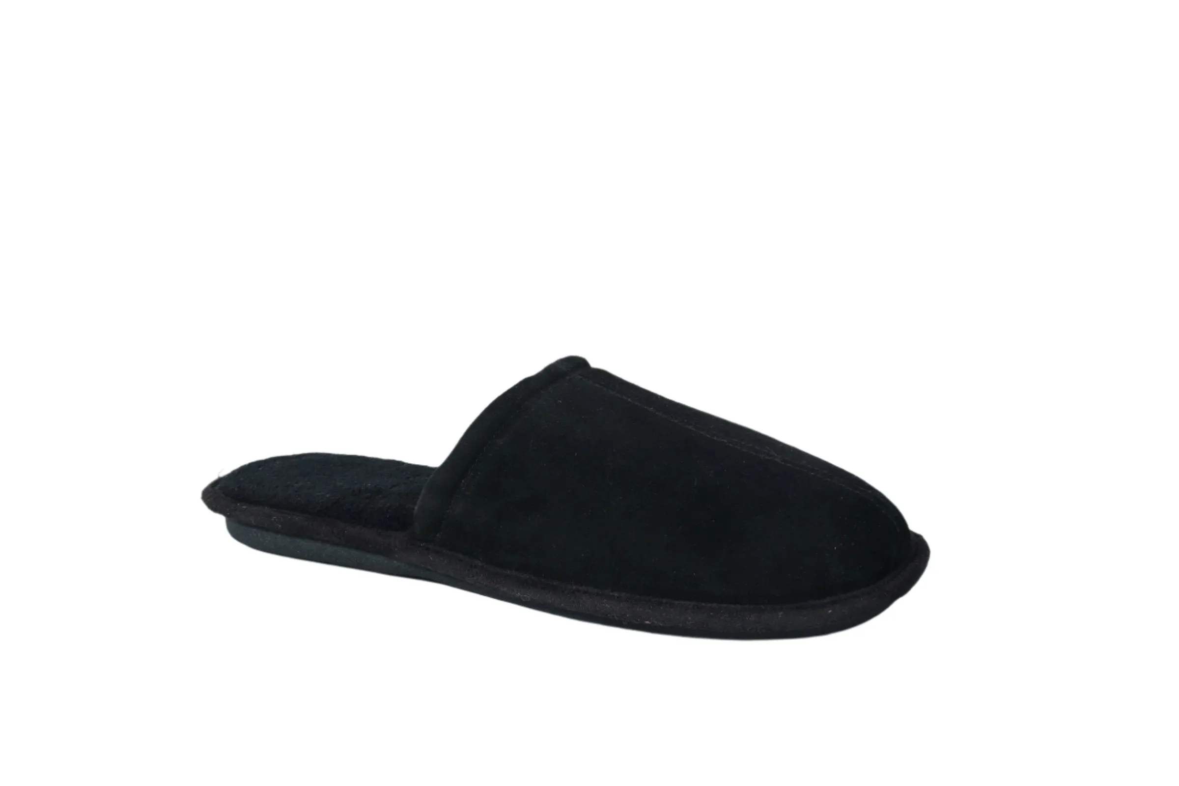 Faux suede slippers