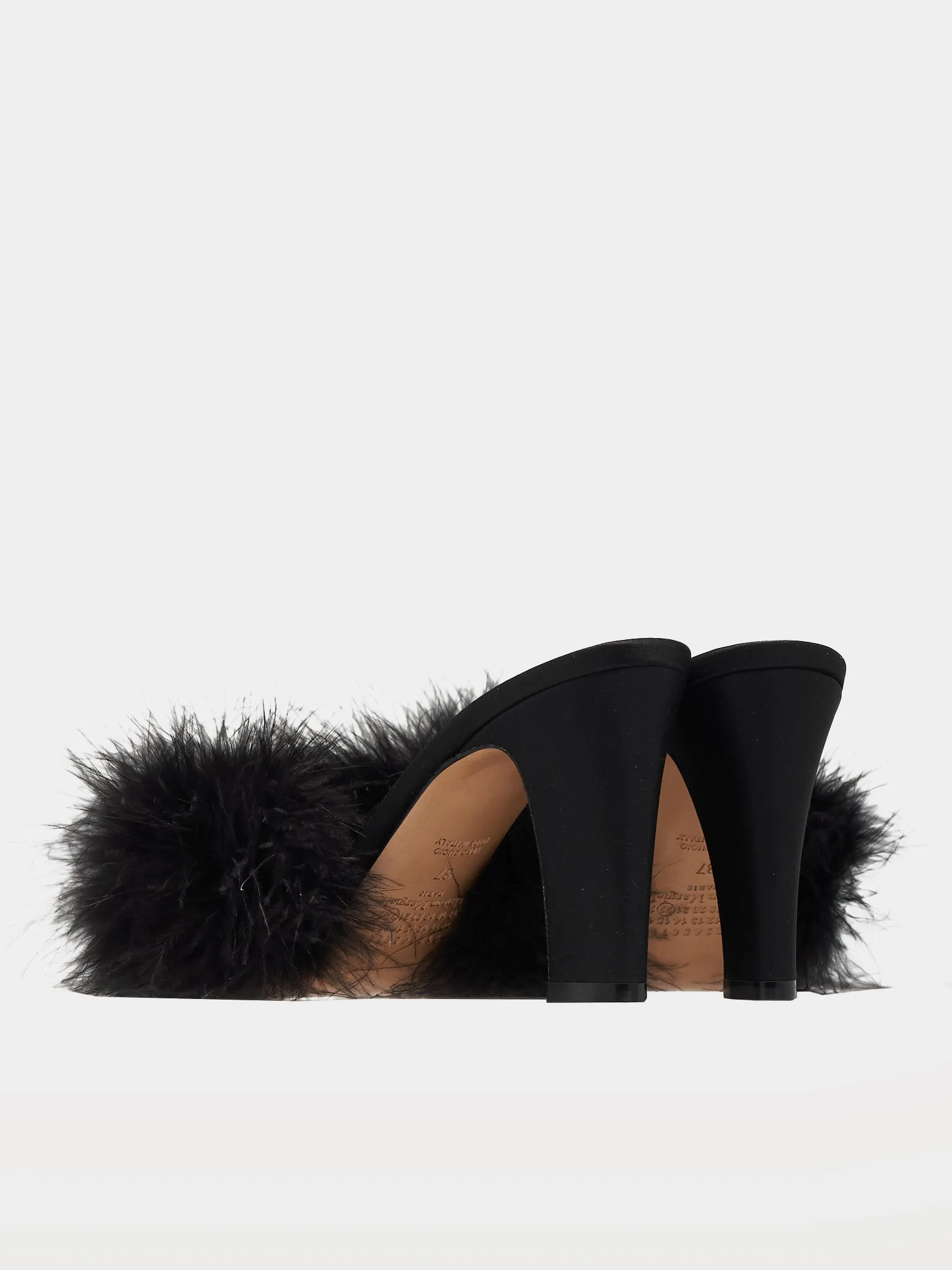 Feather Mule (S58WP0270-P6229-T8013-BLACK)
